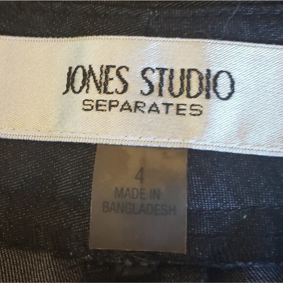 Jones studio 4 black straight leg slacks - Picture 3 of 3
